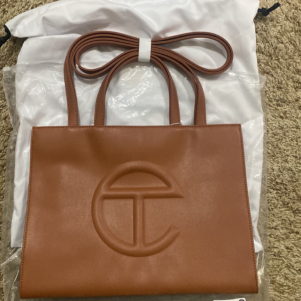 NWT Telfar Medium Tan bag